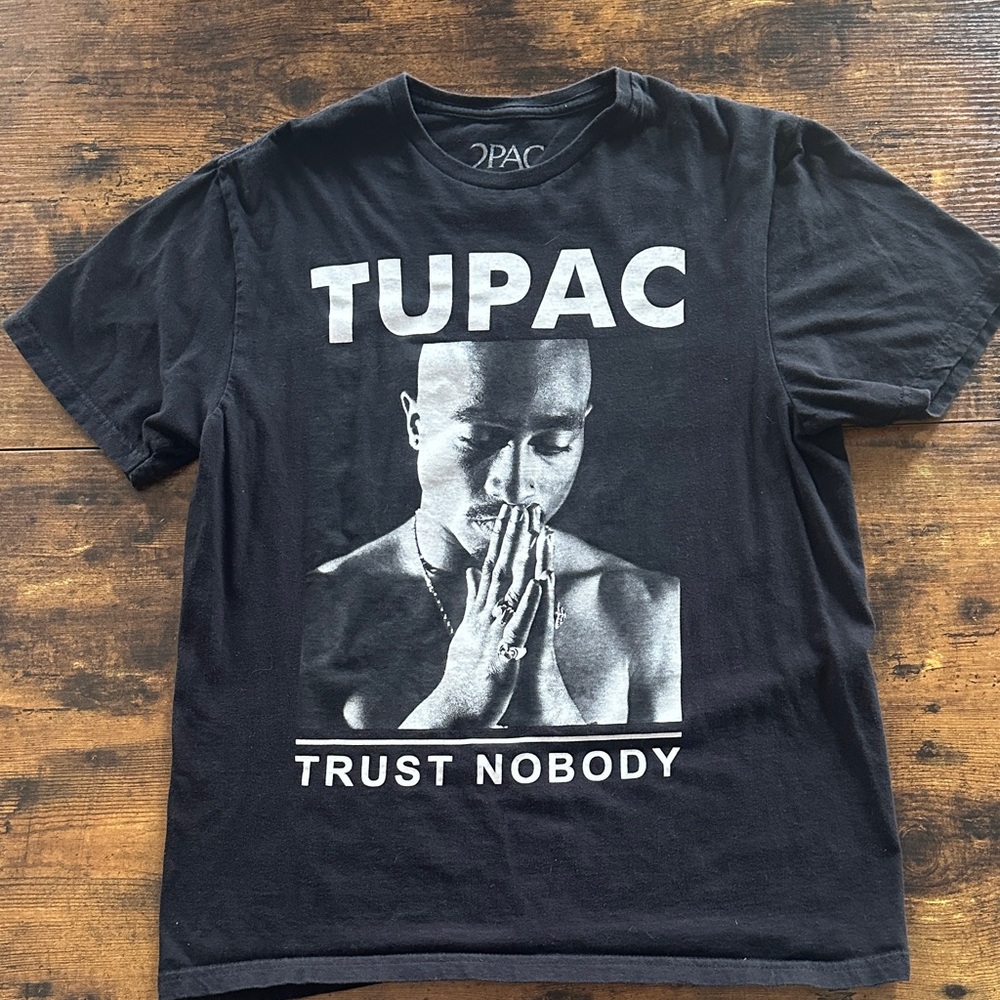 Trust Nobody Black Graphic Tee